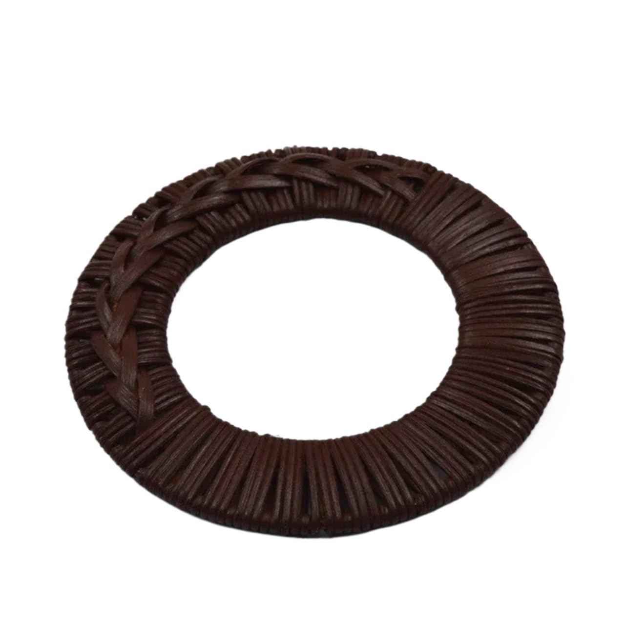 MRKU Asa de Madera para Bolso, Accesorios para Bolsos, Manualidades, Bricolaje, 2 Piezas, Anillos Hechos a Mano, Soportes de Costura, Marco para Bolso de Mano.