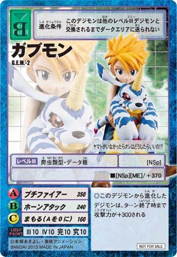 Megahouse G.E.M Series Digimon Ishida Yamato & Gabumon miniatura 7