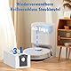4 Stück Wiederverwendbar Staubbeutel Zubehör für Dreame X50 Ultra Complete / X40 Ultra Complete / L10s Ultra Gen 2 / L10s Ultra / D10 Plus Gen 2 / Mova E30 Ultra Saugroboter Ersatzteile 6 Duftblocks