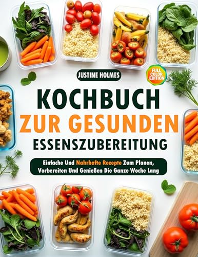 Kochbuch Zur Gesunden Essenszubereitung: +70 Einfache Und Nahrhafte Rezepte Zum Planen, Vorbereiten Und Genießen Die Ganze Woche Lang