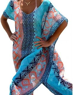 ECOMISTIQ®Women Beach Dress Cover up Kaftan Chiffon Summer Wear Swim Summer|Clothing, Shoes & Accessories|Womens Clothing|... Price In India