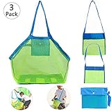 🌼Simplemente coloque el juguete, la toalla y la ropa, etc. juntos en esta bolsa de malla cuando disfrute de sus vacaciones en la playa con sus hijos. También puedes usarlo en las tiendas de herramientas de nieve en invierno.