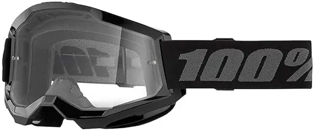 Masque Mixte Noir Taille Unique - Lunettes de Protection 100%