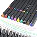 Produktbild 10 Fineliner Stifte,Bullet Journal Stifte Set,Farbig Stifte Pinselstift Set Farbe Pen Fine Line Point Filzstift Feine Spitze Sketch Schreiben Zeichnen Marker