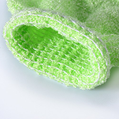 6 Paia Guanti Esfolianti Corpo Scrubbing Doppia