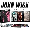 John Wick Chapters 1-4 Collection - Bonus Features & Commentaries - Blu-ray + DVD + Digital [Region Free]