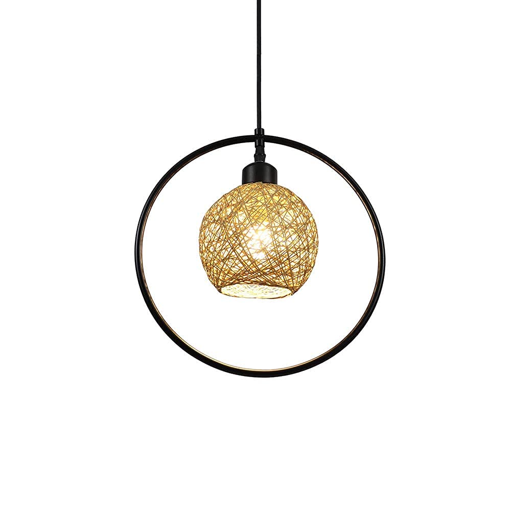 Lámpara de decoración japonesa moderna para iluminar comedores con luz cálida Zen