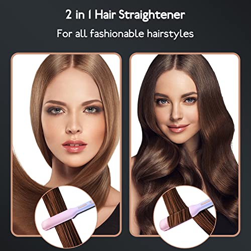 1.57 Inch Wider Professional Hair Straightener Flat Iron Voltage Ceramic Flat Iron For Business Trip For Hair Types Flipping Curling #TOP3