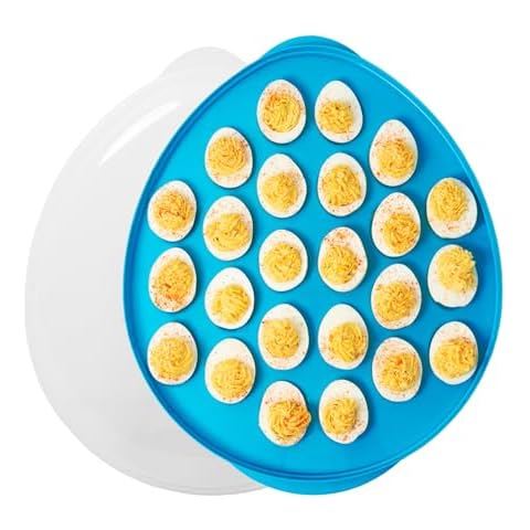 KOLORAE Deviled Egg Tray Carrier Cover