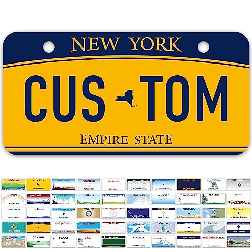 Mini License Plates, Personalized License Plates, Custom for Car, Bikes,