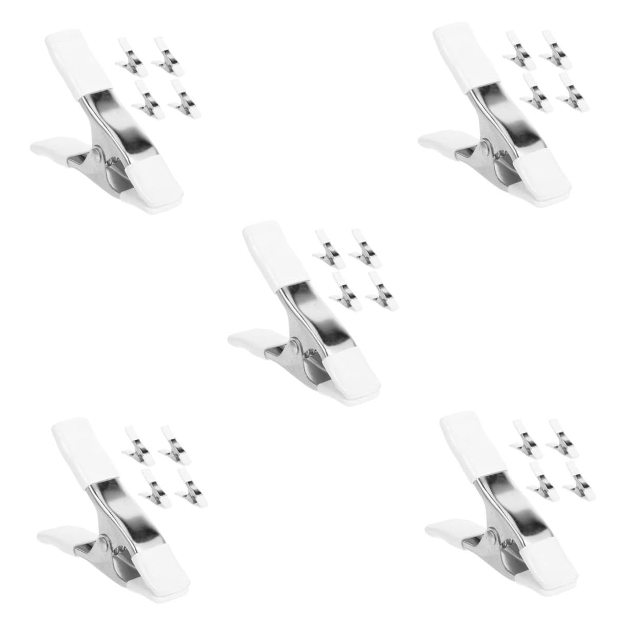 Balacoo 5sets Backdrop Clips Clamps Heavy Duty Clamp Set Plastic Spring for Background Paper Studio Photography 5pcs*5