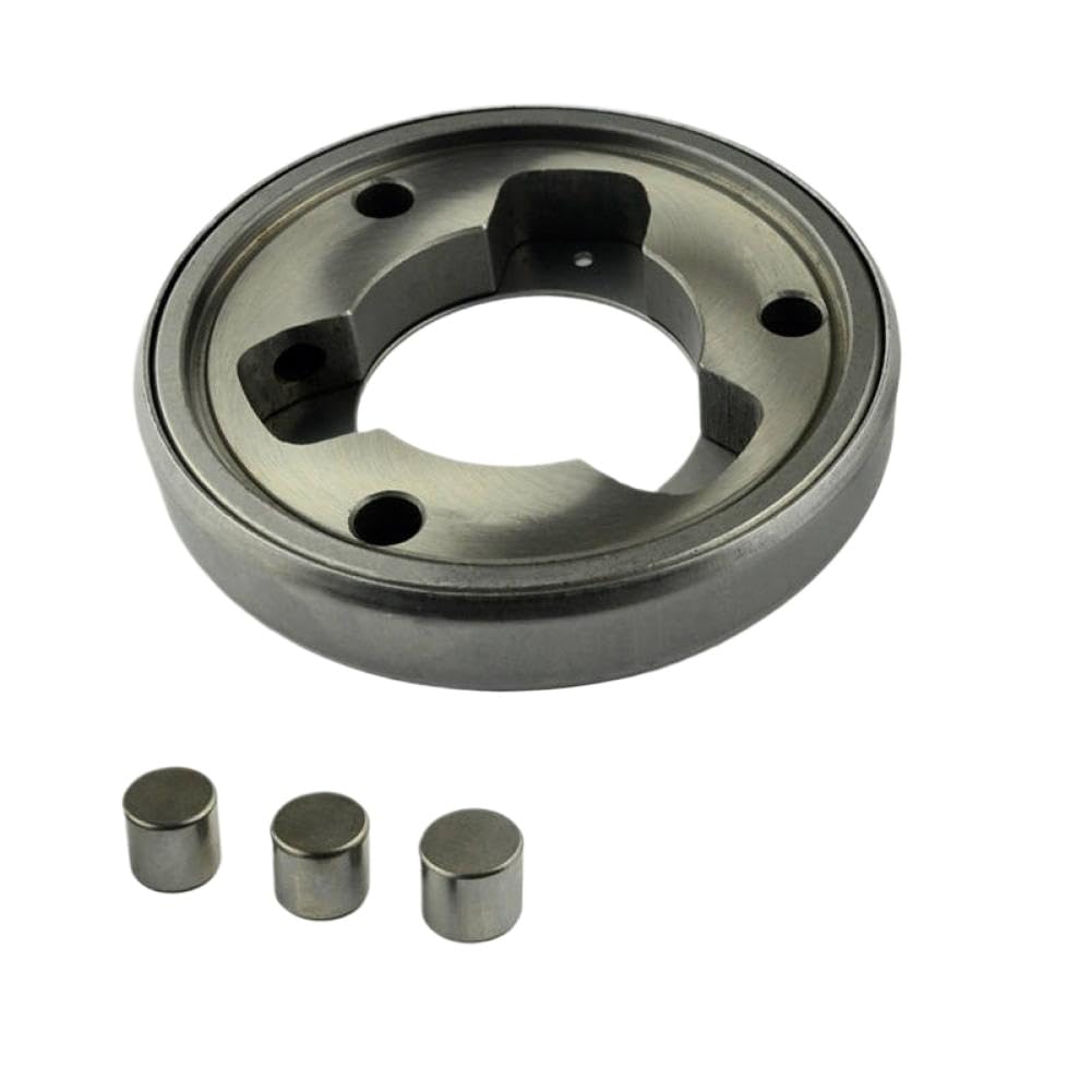 Embrague de Arranque Unidireccional con Volante Bolas Rodillos Compatible With Suzuki GN250 GN TU GZ 250 GN250E GZ250 TU250(Flywheel and Beads)