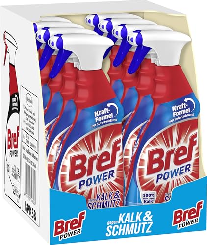 Bref Power gegen Kalk&Schmutz 8er Pack (8 x 750 ml)