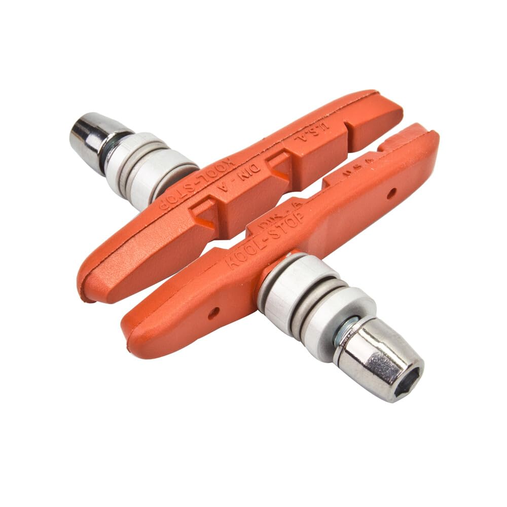 Kool Stop Brake PAD THINLINE Threaded Salmon , 71.8 mm