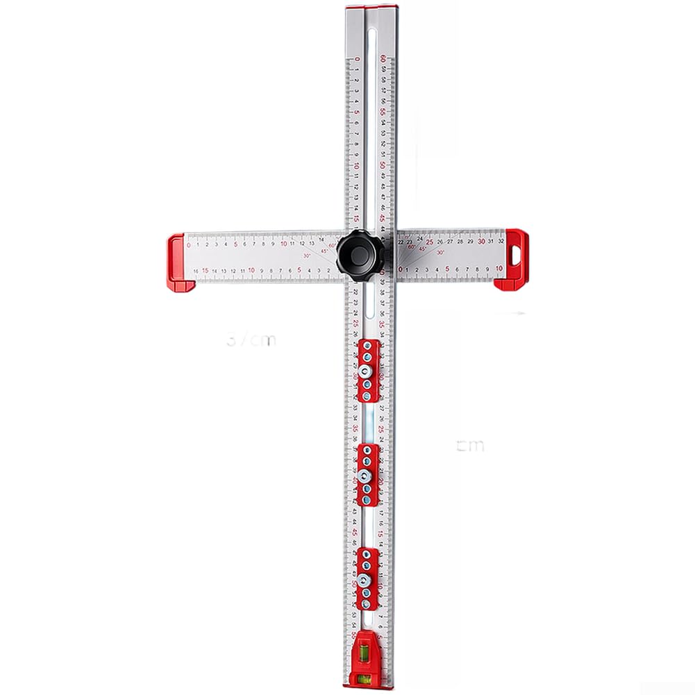Riga Posizionamento Fori 60cm Lega Alluminio Precisione(B)