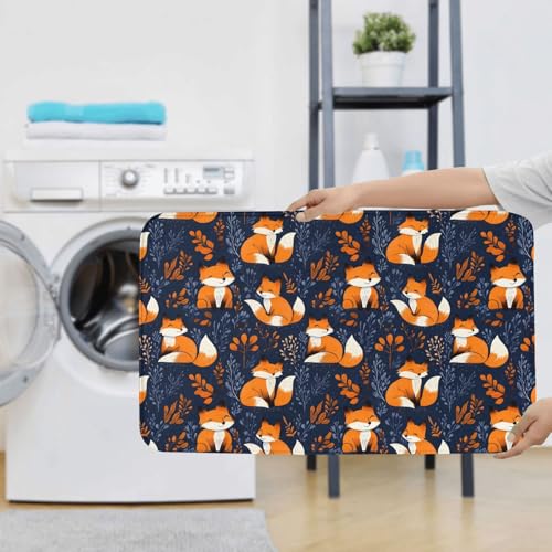 Tapis de salle de bain absorbant et antidérapant motif renard mignon - 7