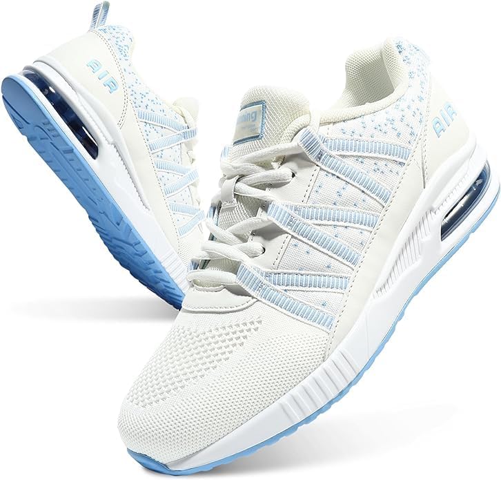 soulsfengMens Road Running Shoes Gym Tennis Athletic Mesh Sneaker Casual Fashion Workout Sports Shoes