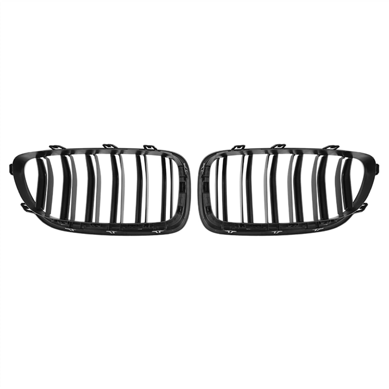 CHEVVY Auto Griglia Anteriore Rene da Corsa Griglia per BMW Serie 5 F10 F11 F18 520 523 525 520d 530d 540i Nero Lucido 2010-2017 Accessori