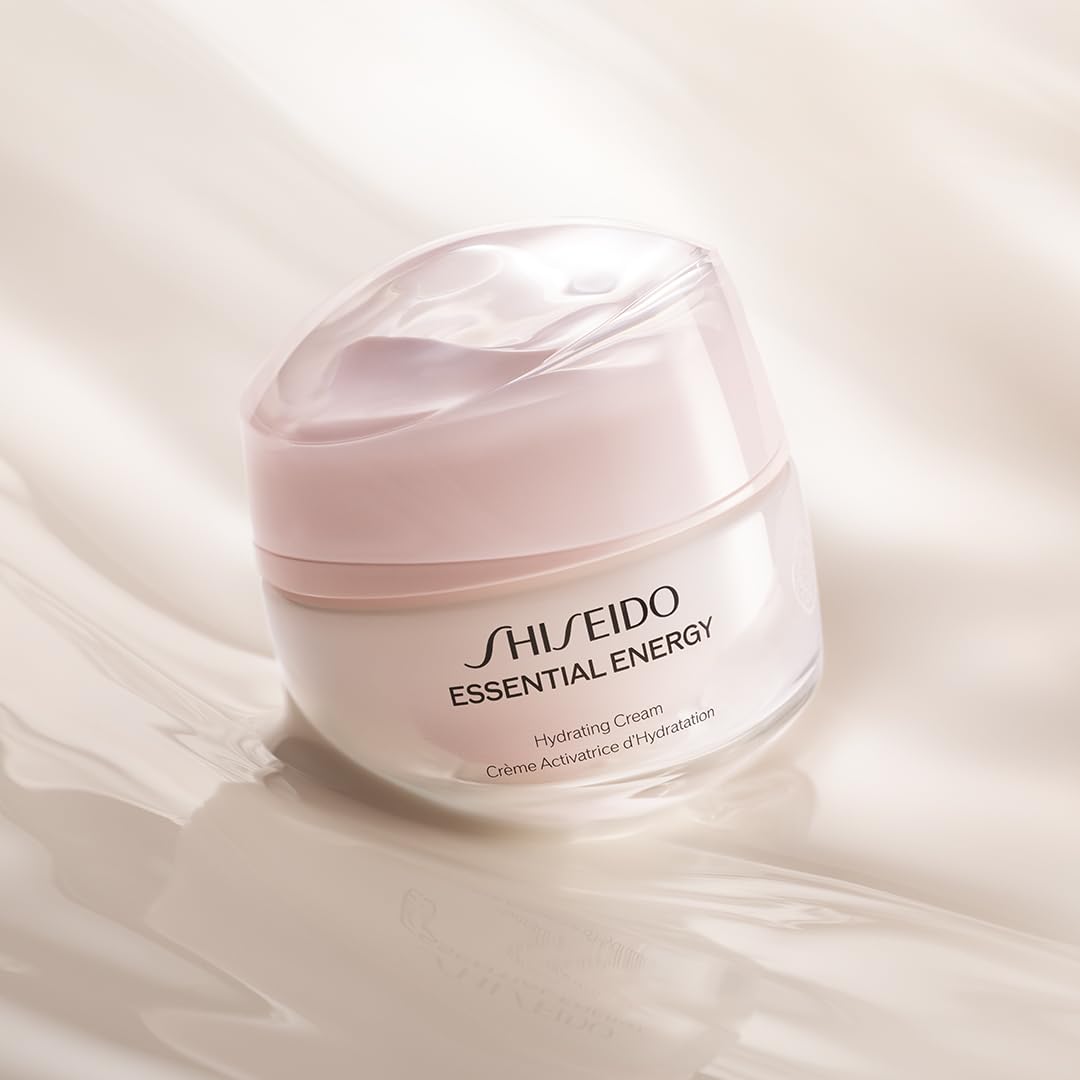 Shiseido | Essential Energy | Crema Viso Idratante Antirughe e Illuminante | Con Acido Ialuronico RED Attivo ed Estratto di Radice di Panax Ginseng | Crema Idratante Soffice e Leggera
