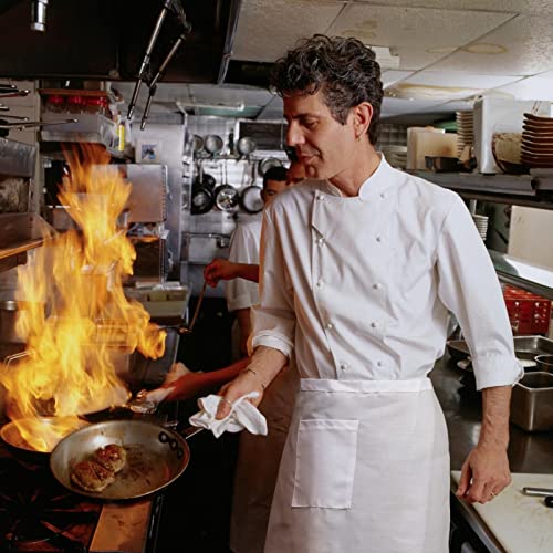HEMOTON Mitad- Longitud Chef Delantal Restaurante Cocina Delantal Casero Cocina Delantal Poliéster Delantal Cintura… - Imagen 7