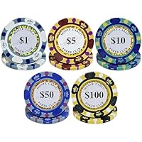Amazon | モンテカルロ カジノチップ ポーカーチップ バカラ