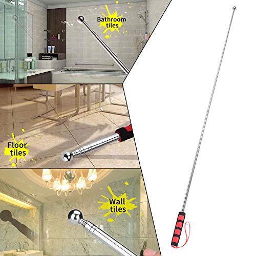 Haste Telescópica Ajustável Espessada Detecção de Tambor Oco Teste de Martelo Teste de Baqueta Som d