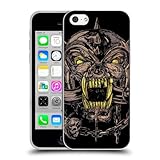 Head Case Designs Officially Licensed Motorhead Snaggletooth Graphics Gel Case [Military Grade Protection] Compatible with Apple iPhone 5c