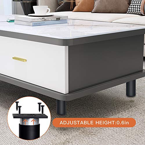 4 Piece Stainless Steel Furniture Legs, Milkary 3 Inch Height Adjustable Thickened Metal Cabinet Desk Leg Replacement Legs With Screws For Table Chair Sofa Bed #TOP5