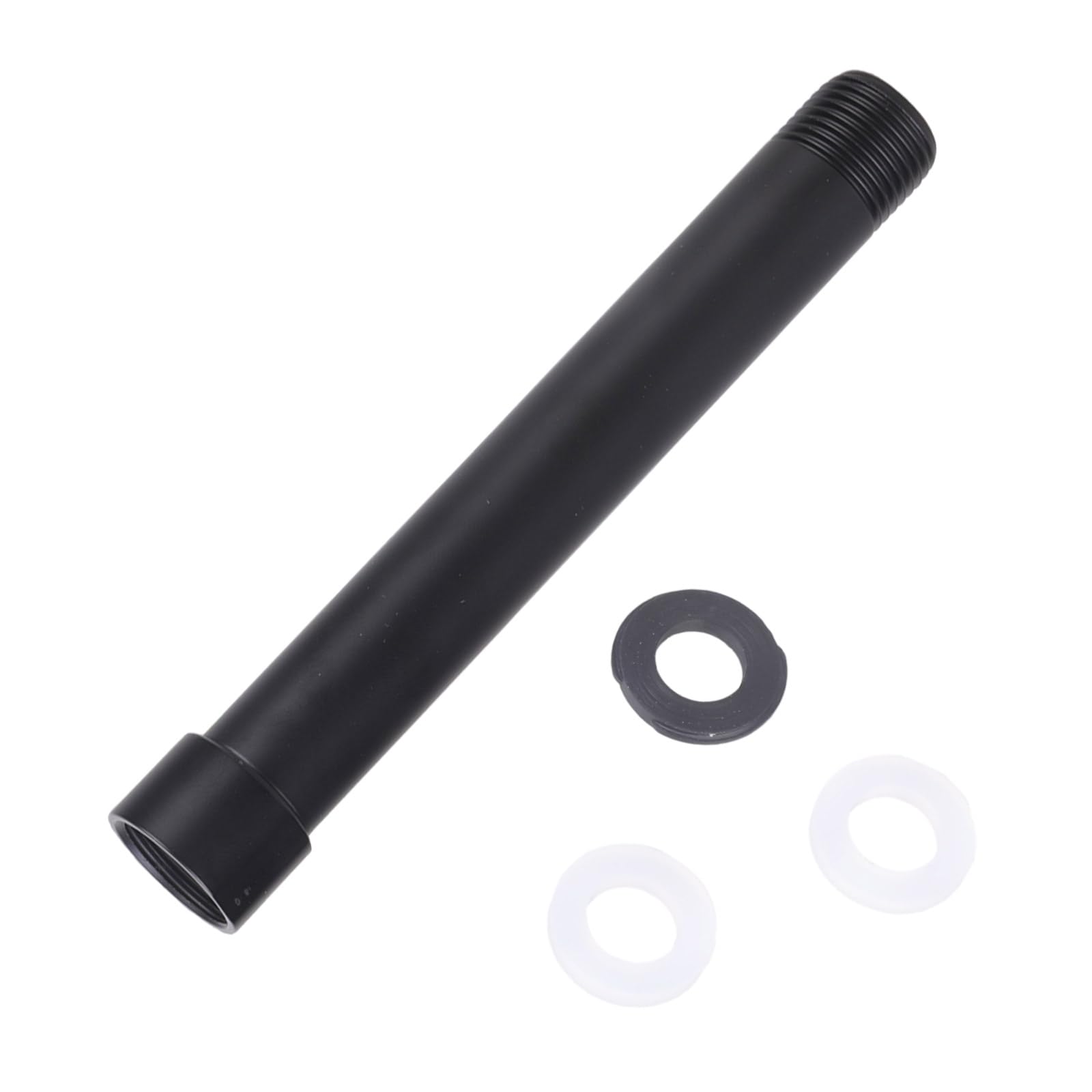 Shower Extension Pipe Extend Tube Shower Extender Extend Pipe Round Showers Head Extension Rod Enduring Tube Bathroom Accessories