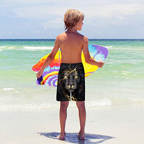 Calção de banho infantil para meninos ALISISTER bermuda de praia com bolsos com cordão elástico de s