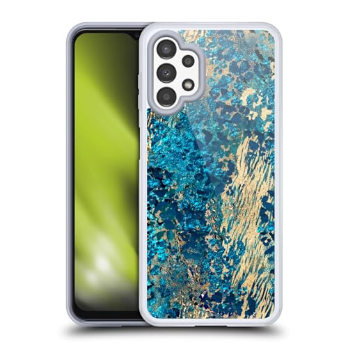 Funda de gel LebensArt para Samsung Galaxy A13 con acabado geométrico premium