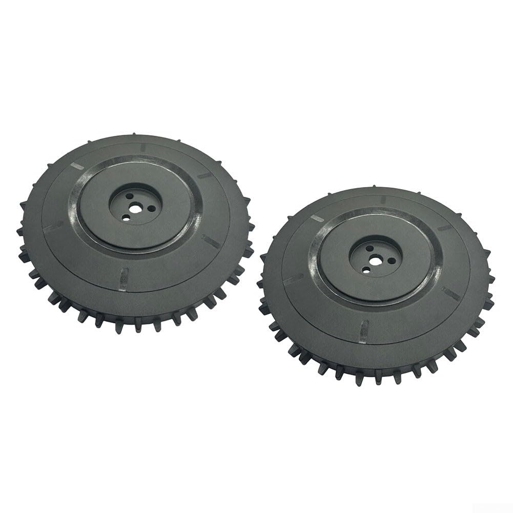 2 ruedas todoterreno para Segway Navimow i105E i108E i110N, 35% de subida, neumáticos de polietileno resistentes con perfil para robot cortacésped, tracción mejorada en terrenos irregulares