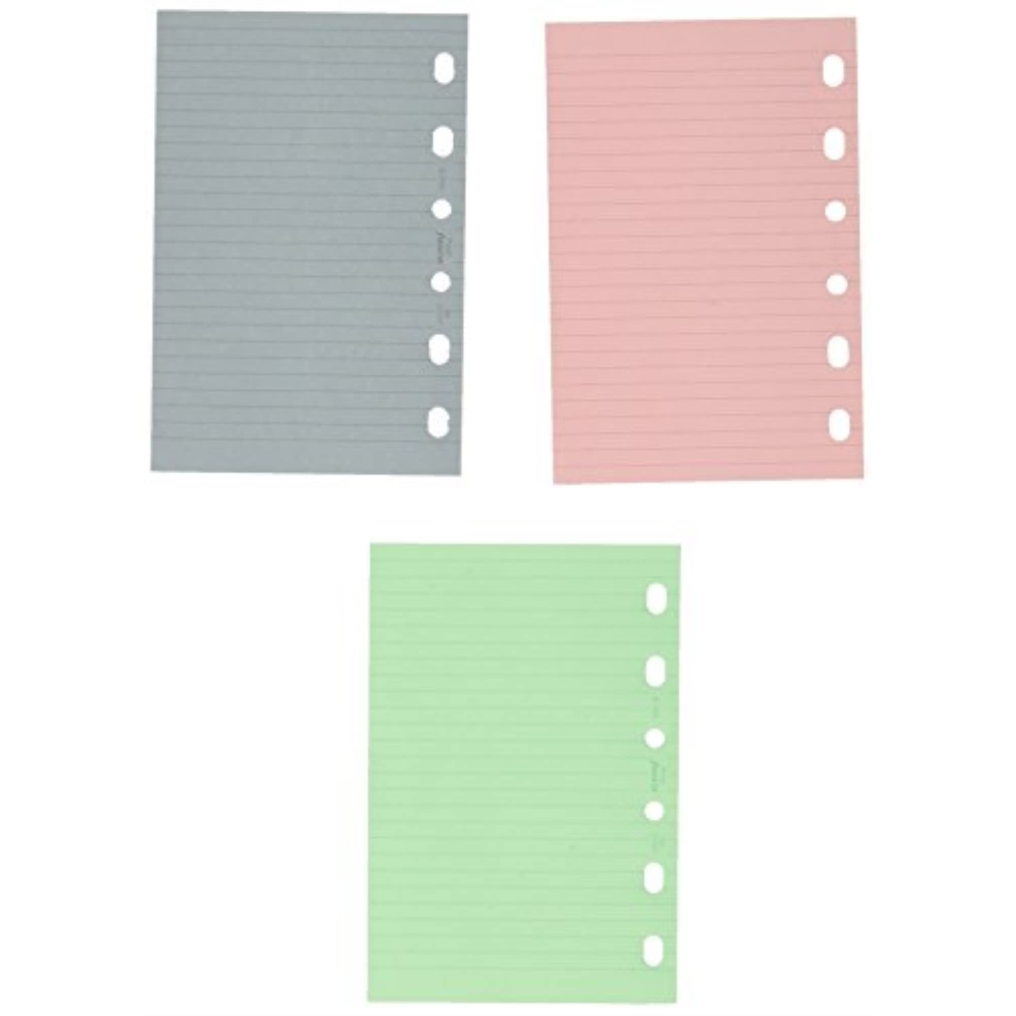 Filofax Pocket Ruled Notepaper - Fashion Coloured