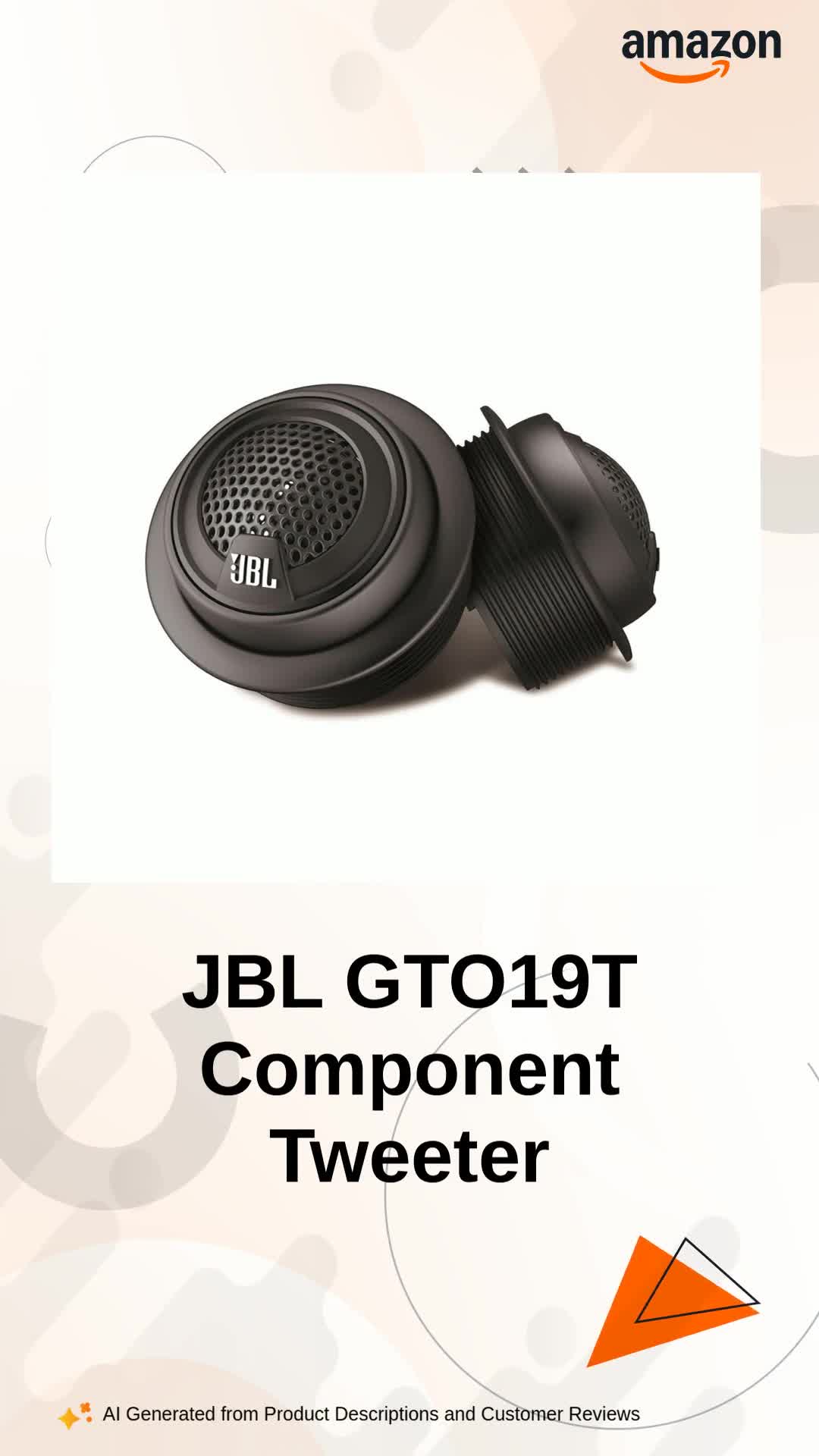 JBL GTO19T Premium 0.75-Inch Component Tweeter - Set of 2 : Amazon