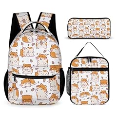 Hamster Backpack 1 With Lunch Bag Pencil Bag