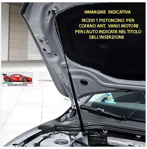 1 Pistoncino Molla a Gas Ammortizzatore Cofano Anteriore Vano Motore Specifo per PASSAT B8 anche Variant prodotte dal 12/2014 al 10/2023 - GVW114-FB