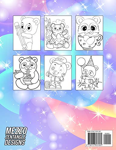 Panda Coloring Book for Kids Ages 3-8: Fun, Cute and Unique Coloring Pages for Girls and Boys with Beautiful Panda Designs image 4