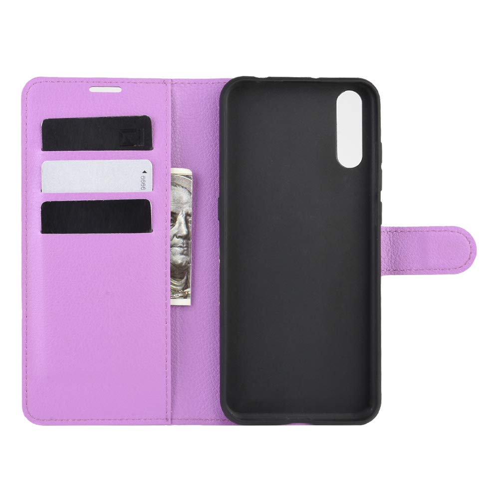 HualuBro PU Leder Hülle Für Wiko View 4 Lite – Klappcase Mit Kartenfach & Ständerfunktion