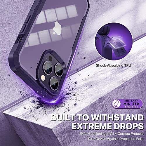 Coque antichoc iPhone 14 Pro Max résolvant les problèmes d'écran brisé et de regards indiscrets - 5