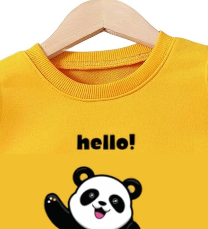 Image of NOVA BLOOM Kids Clothes for Boys | Cotton Printed Sweatshirt and Pants Set, Lightweight Breathable Kids Dress Boy Outfit, Comfortable Baby Boy Dress for Summer and Winter Wear