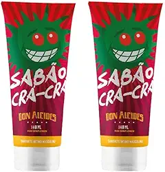 Kit 2 sabão Cra Cra Sabonete Íntimo Masculino 140ml Don Alcides