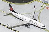 GeminiJets Air Canada B737 MAX 8 C-FTJV 1:400 Scale Diecast Model Airplane, White