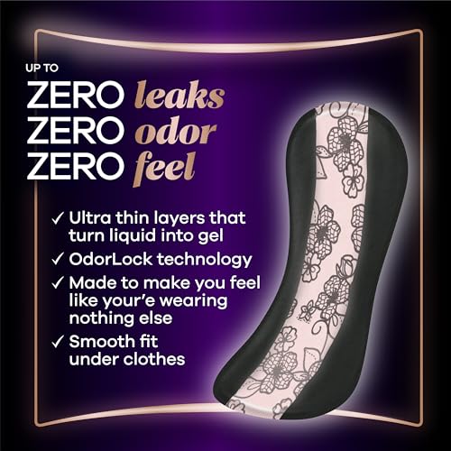 Always Discreet Boutique Incontinence Panty Liners for Bladder Leaks, Size 2, Very Light Absorbency, Long Length, 96 Count (3 Packs of 32) - Image 3