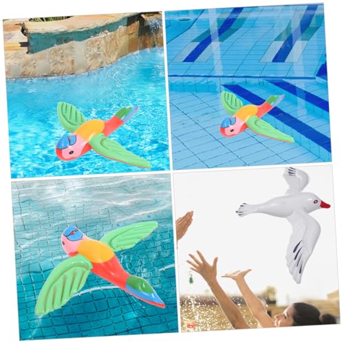 Décor de mouette gonflable en PVC résistant aux rayons UV