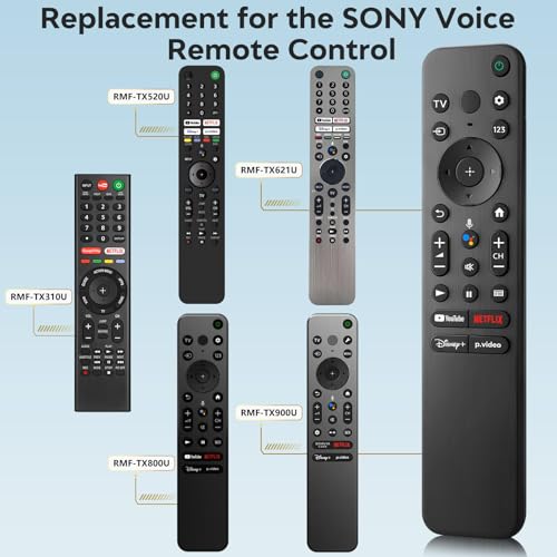 Image of Remote-for-Sony-TV, Voice Replacement Control for Sony Bravia Smart TVs