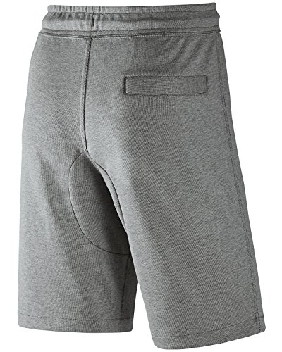 Nike Men's AV15 Fleece Sweat Shorts - Dark Grey Heather/Black, Small - Image 2