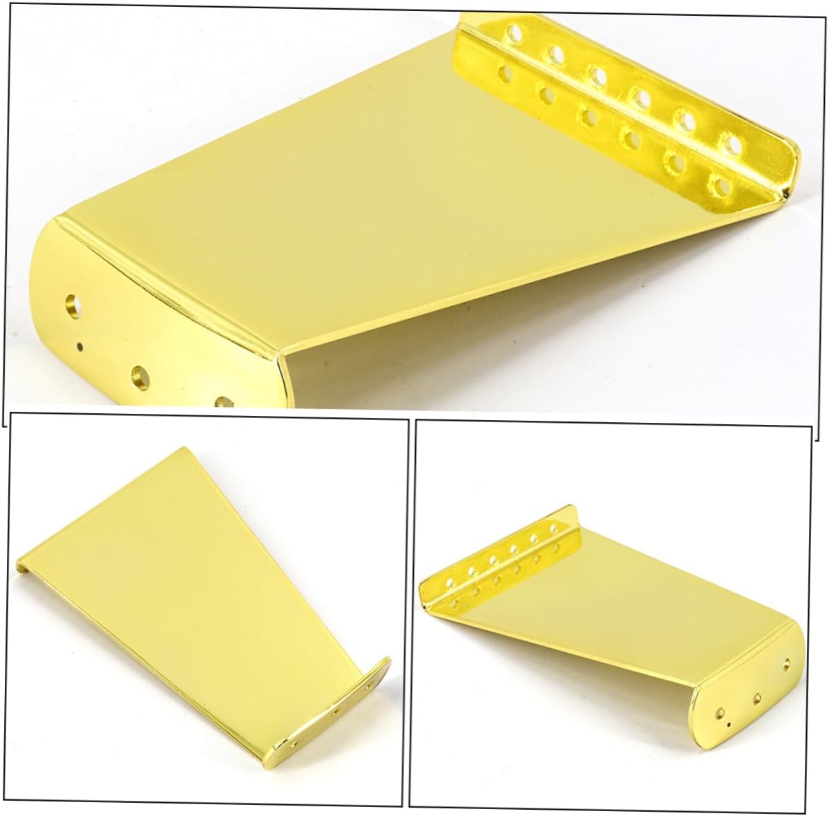 BESPORTBLE 6 Strings Guitar Bridge Tailpiece for String Jazz Electric Guitar Replacement Stylish Design Durable Practical Tailpiece for Enhanced Playing Experience