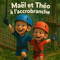 Maël et Théo à l'accrobranche (French Edition) B0F5HQG4C6 Book Cover