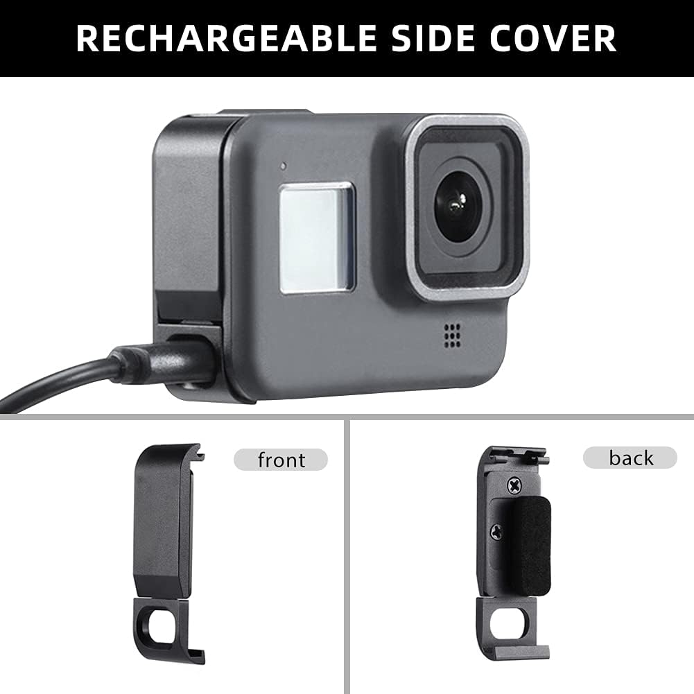 Buy Parapace Replacement Side Door For Gopro Hero 8 Black Battery Cover Removable Type C Usb Charging Port Adapter Repair Part Camera Accessories Online In Indonesia B085vjyd7m