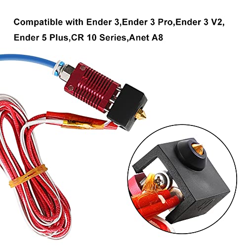 Creality Official 3D Printer Silicone Sock 3PCS 3D Printer Hotend Heater Block Cover Silicone Cover MK7/ 8/9 for Ender 3 Ender 3 Pro Ender 5 CR-10 10S S4 S5 Anet A8, (Black) - Image 5